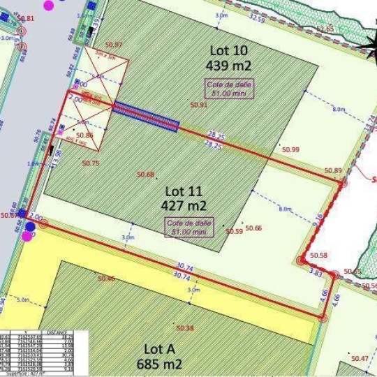  MATT IMMO CONSEIL : Terrain | NIVILLAC (56130) | 427 m2 | 69 000 € 